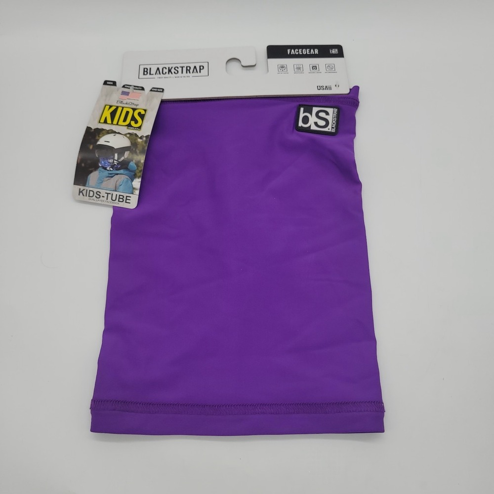 NEW Blackstrap Kids Tube Dual Layer Thermal Warmth Face Mask Gear Deep Purple OS